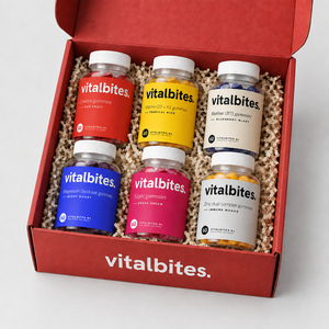 Full Fuel Kit: box met zes potten Vital Bites gummies